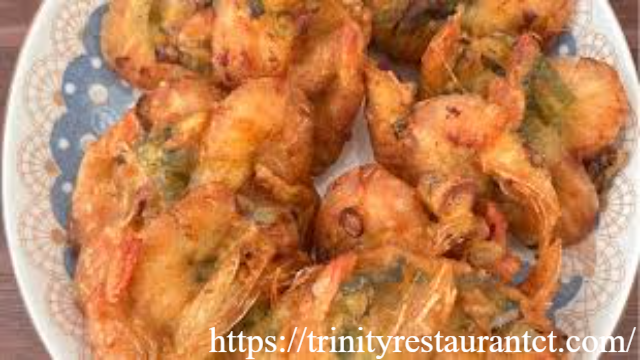 Gorengan Sayur Udang Kering yang Sangat Krispi